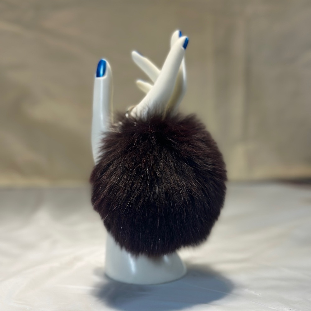 Dark Purple Fur Keychain - Picture 1 of 2